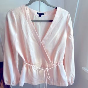 Pink wrap blouse - worn once